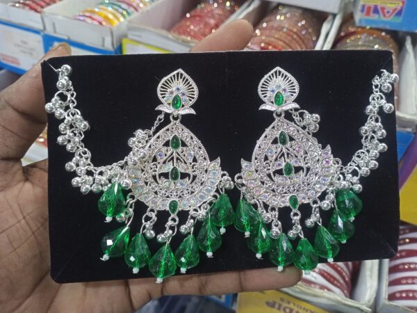 kashmiri long jhumkas