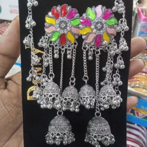 long and trendy earrings