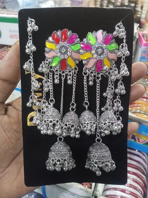 long and trendy earrings