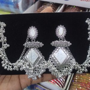 best selling silver earring set