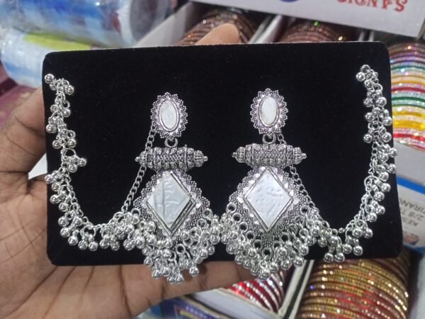 best selling silver earring set