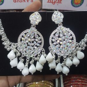 best selling silver earring set