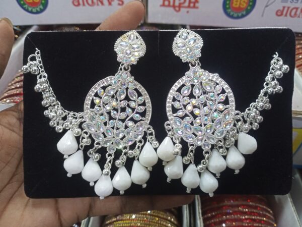 best selling silver earring set