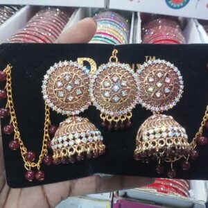 bahubali earring with studs