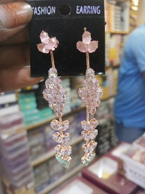 colored Long Earrings