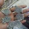 Silver colour necklace set