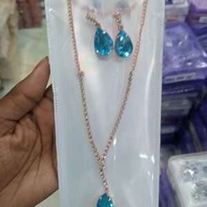 Blue necklace set for girl