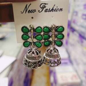 Fashion Earrings green colour