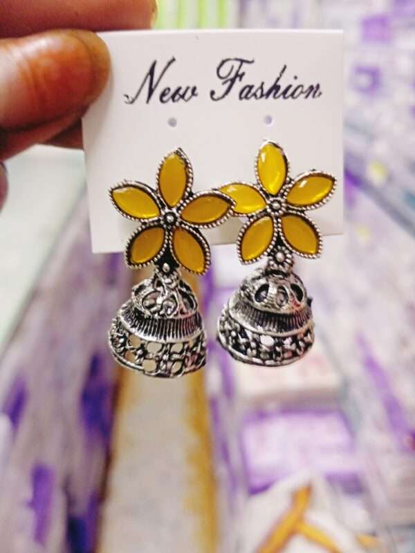 Fashion Earrings for yellow colour