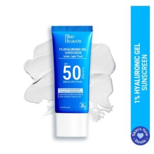 Blue Heaven 1% Hyaluronic Gel Sunscreen Spf50 pa++ -50g