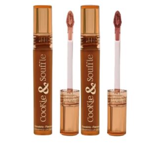 Blue Heaven Cookie & Souffle liquid Matte Lipstick -Cocoa Addict, Pack of 2pcs, 6.4ml