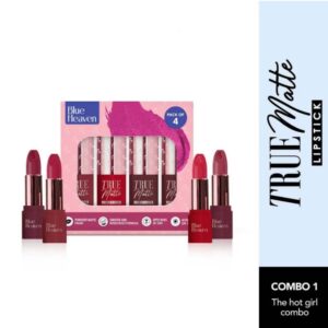 Blue Heaven True Matte Hot Girl Lipstick combo, 16g