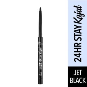 Blue Heaven 24hr Stay Kajal Black Waterproof -jet black, 0.30g