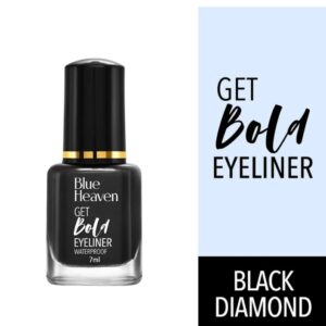 Blue Heaven Get Bold Eyeliner Waterproof- Black Diamond, 7ml