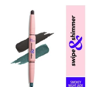 Blue Heaven Swipe & Shimmer Extreme Hold Eyeshadow Stick- Smokey Night Jade, 2.2g