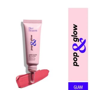 Blue Heaven Pop & Glow Blush- Glam Pink- 12ml