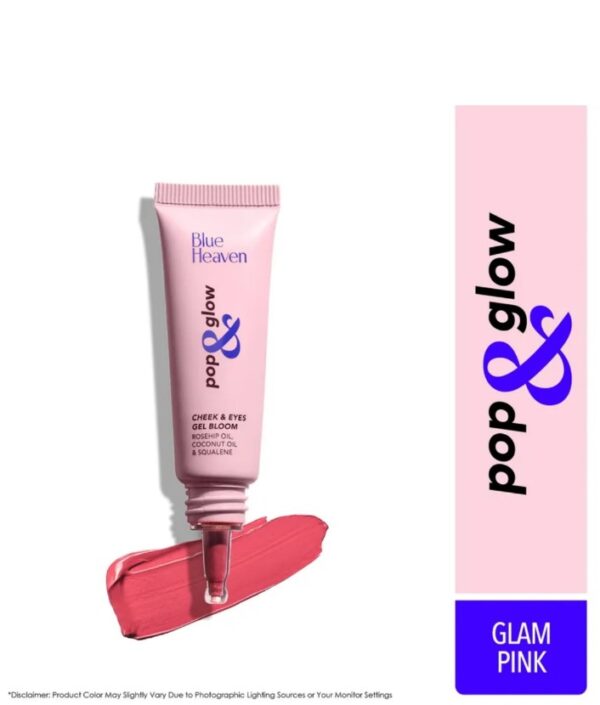 Blue Heaven Pop & Glow Blush- Glam Pink- 12ml