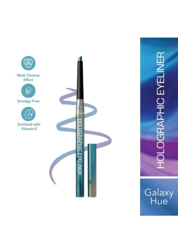 Blue Heaven Holographic, Smudge Proof & Waterproof Eyeliner- Galaxy Hue, 0.3g