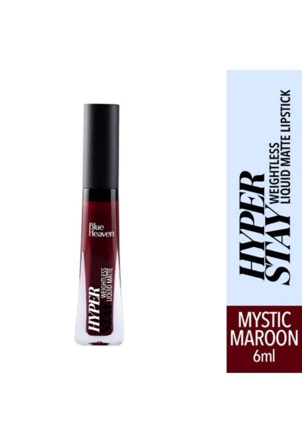 Blue Heaven Hyper Stay Elegance Matte Lip Color- 05 (Mystic Maroon), 6ml