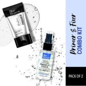 Blue Heaven Primer And Fixer Combo Set - Transparent I 30gm+60ml