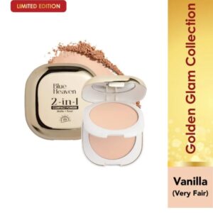 Blue Heaven 2-1n-l Matte + pearl Compact Powder - Vanilla 9g