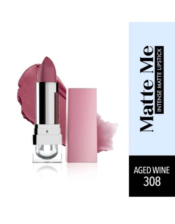 Blue Heaven Matte Me Intense Matte Lipstick - Aged Wine 308 | 4g