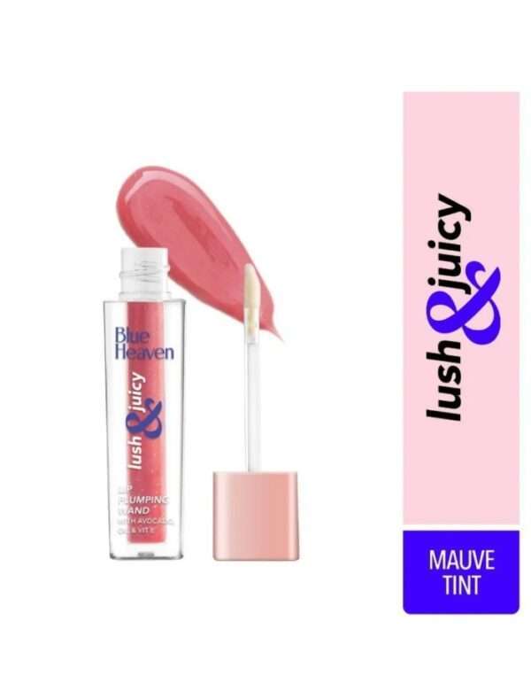 Blue Heaven Lush & Juicy Lip Wand Gloss - Mauve Tint 4.5ml