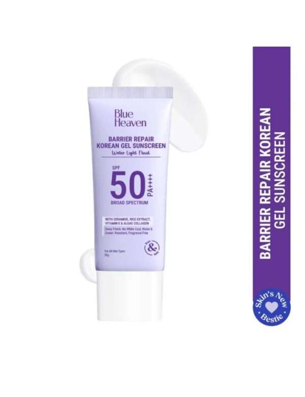 Blue Heaven Barrier Repair Korean Gel Sunscreen SPF 50 PA, 50g