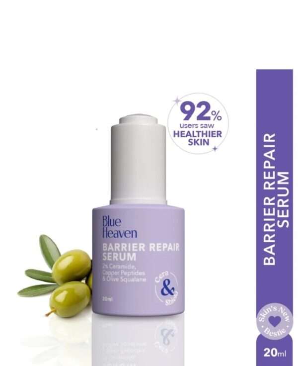 Blue Heaven Barrier Repair Serum Infused With 2% Ceramide, 0-5% Copper Peptides, 20ml