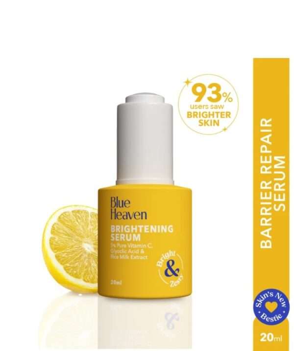 Blue Heaven Brightening 5% Vitamin C Face Serum For Brightening & Glowing Skin, 20ml