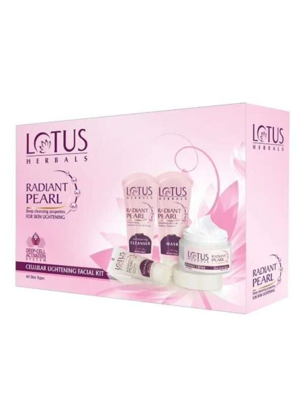 Lotus Herbals Radiant pearl Cellular Lightening Facial Kit I 170gm