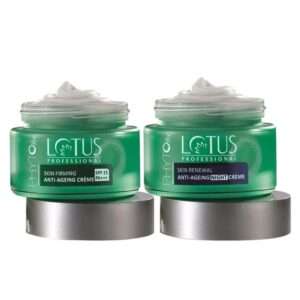 Lotus Herbals Phyto-Rx Skin Renewal Anti-Ageing Creme Night Creme, 50gm+50gm