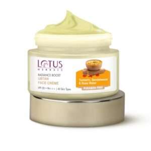 Lotus Herbals Radiance Boost Ubtan Face Cream SPF 20 | 50gm