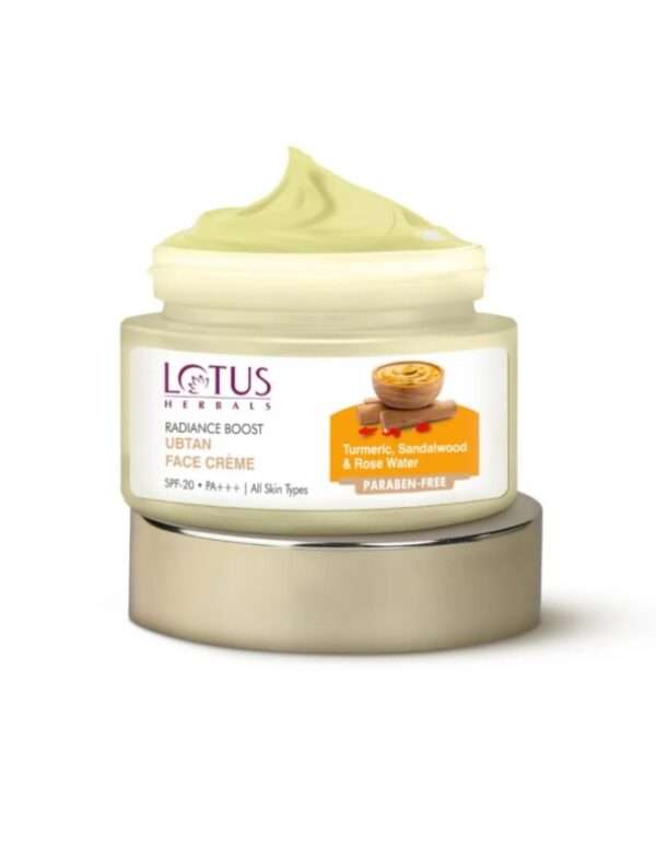 Lotus Herbals Radiance Boost Ubtan Face Cream SPF 20 | 50gm