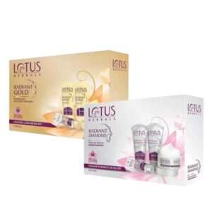 Lotus Herbals Radiant Gold & Diamond Kit | 2