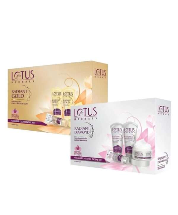 Lotus Herbals Radiant Gold & Diamond Kit | 2