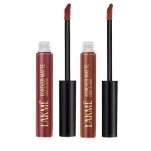 Lakme Forever Matte Nude Dream + Nude Twist Liquid Lip Color Dream Combo