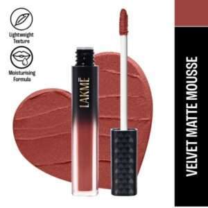 Lakme Xtraordin-Airy Velvet Matte Lip Mousse - 304 Chocolate Temptation |4.6g