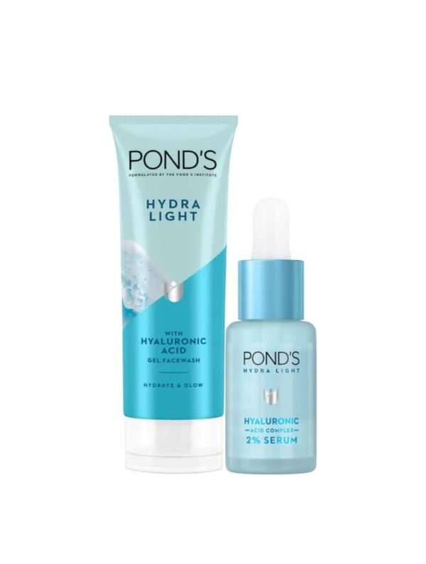 Ponds Hydra Light Hyaluronic Acid Gel Facewash & erum Combo