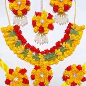 Haldi jewellery set