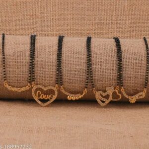 fancy mangal sutra set of 5pcs