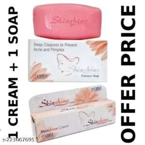 Skinshine 1pcs cream with 1pcs soap