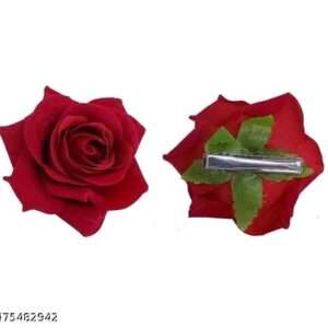 Women rose gajra clips pack of 2