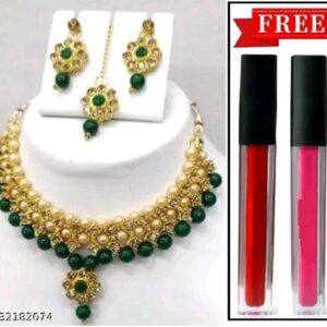 Necklace Set Of 2Pices Lipstick