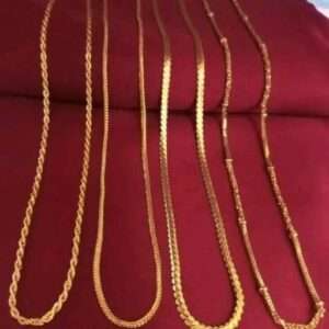 City Gold Chain 4 pcs
