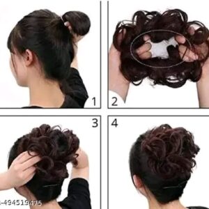 Unique Hair bun for girls