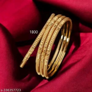 Royal Antique Gold-Toned Traditional Bangles