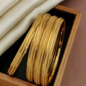 Occasion Wear Gold Bangles with Intricate Detailing| City Gold Bangles/Churi