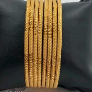 Classic Temple Style Gold Plated Bangles