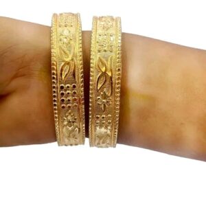 Premium Gold Finish Bangles for Celebrations| City Gold Bangles/Churi